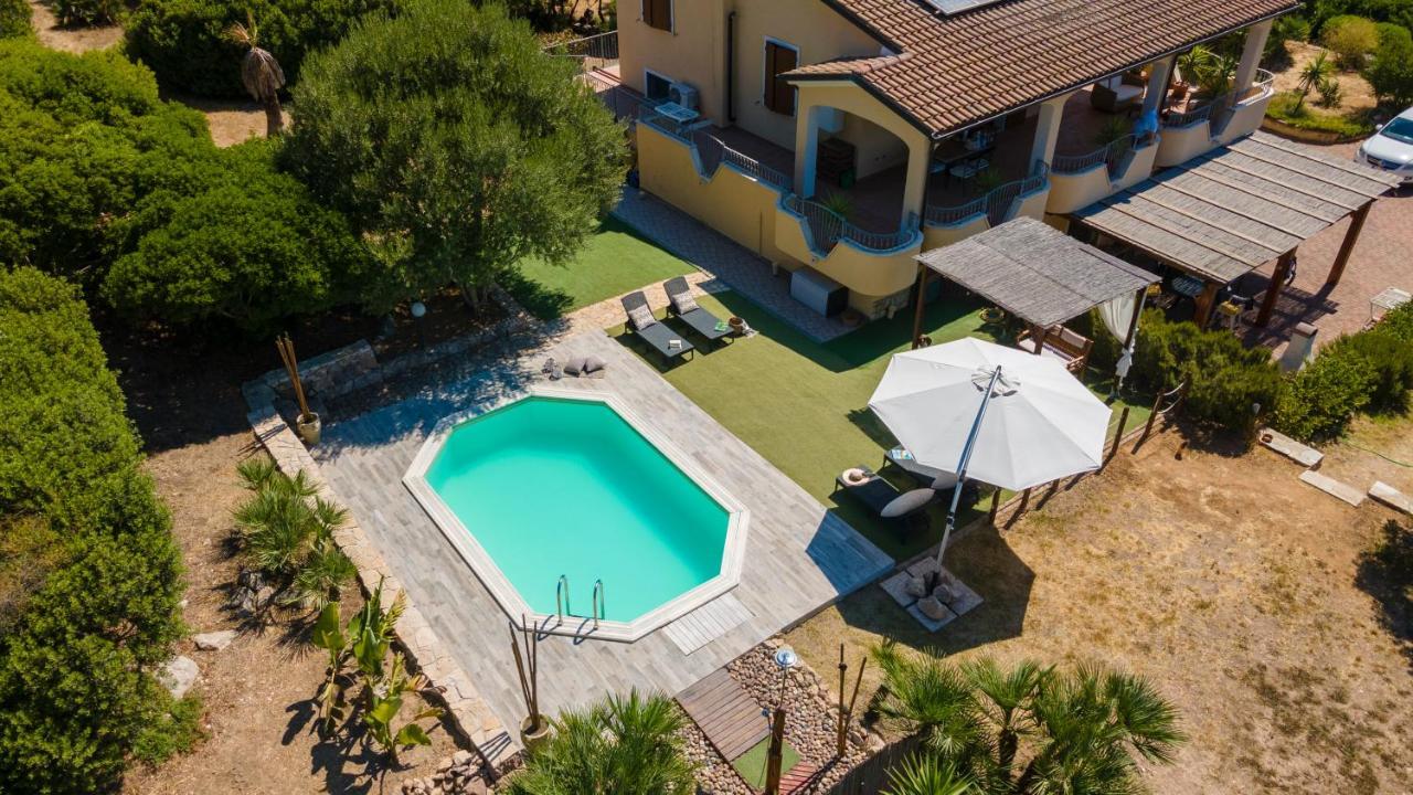 Villa Pedra Alghero - Appartamento In Villa Con Piscina Luaran gambar